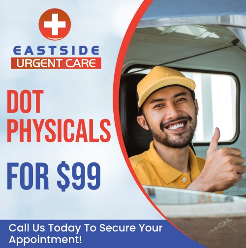 A Department of Transportation (DOT) physical is a physical test required of those who operate commercial vehicles. The purpose of a DOT physical is to ensure that those who drive commercial motor vehicles are physically, psychologically, and emotionally healthy. For more information,contact us or book an appointment. You can also visit us online to get directions to our clinic. We are conveniently located at 988 Ohio Pike, Cincinnati, OH 45245. A Department of Transportation (DOT) physical is a physical test required of those who operate commercial vehicles. The purpose of a DOT physical is to ensure that those who drive commercial motor vehicles are physically, psychologically, and emotionally healthy. For more information,contact us or book an appointment. You can also visit us online to get directions to our clinic. We are conveniently located at 988 Ohio Pike, Cincinnati, OH 45245.